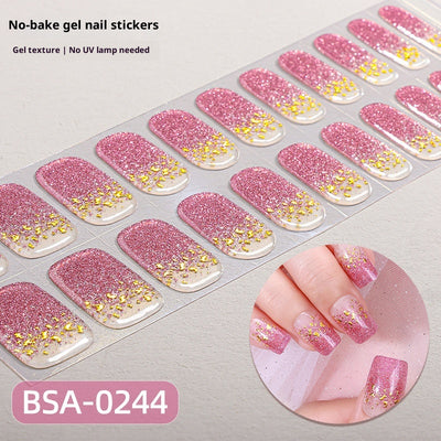 Adhesivos de Gel para Uñas Brillante Semitransparente sin Horno - Image 3