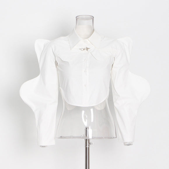 Blusa Sin Mangas Corta de Color Sólido - Estilo Moderno y Versátil