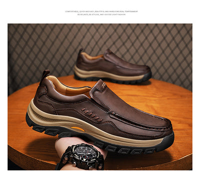 Zapatos de Cuero Casual Estilo Británico para Senderismo y Outdoor - Image 23