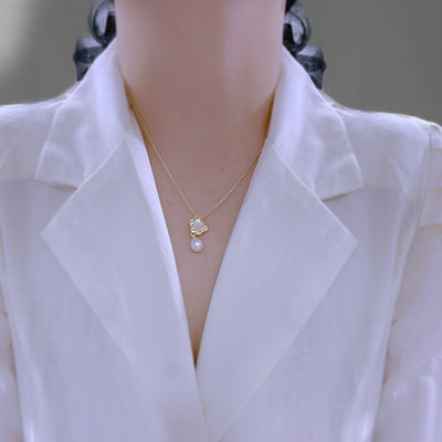 Aretes de Perla de Agua Dulce Estilo Barroco - Concha Madre Premium - Image 17