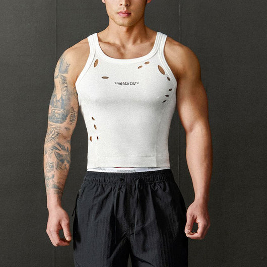 Ropa de Entrenamiento Elástica Ajustada para Hombre - Image 11