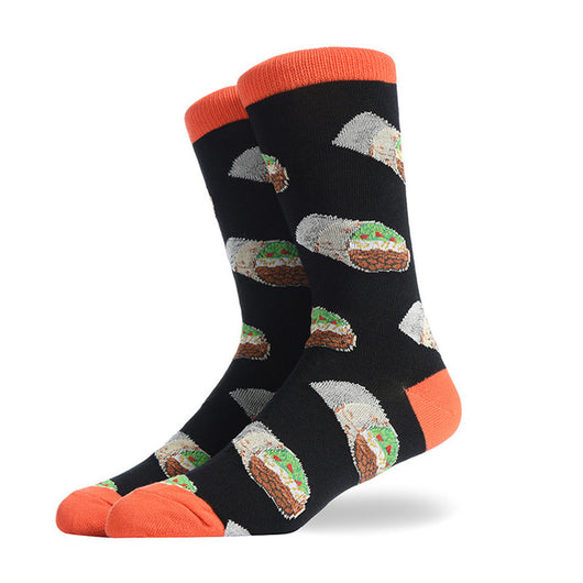 Calcetines Divertidos para Hombre - Diseño Creativo Hamburguesa, Pizza y Alien - Image 18