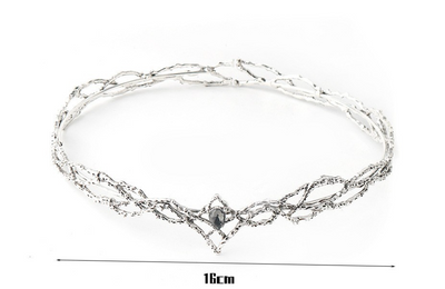 Pasador de Cabello Corona de Cristal Brillante para Damas - Image 11
