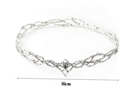 Pasador de Cabello Corona de Cristal Brillante para Damas - Image 11