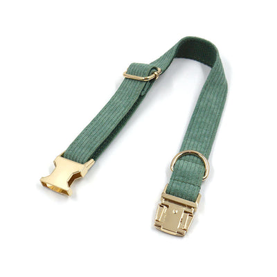 Collar para Perro en Pana Verde Oliva - Image 7