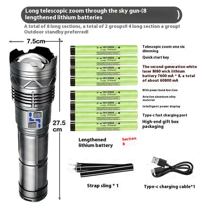 Linterna LED Zoom de Alto Rendimiento para Exteriores - Image 10