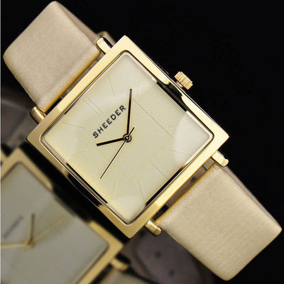 Reloj Cuadrado Retro Negro Minimalista para Mujer de Cuarzo - Image 9