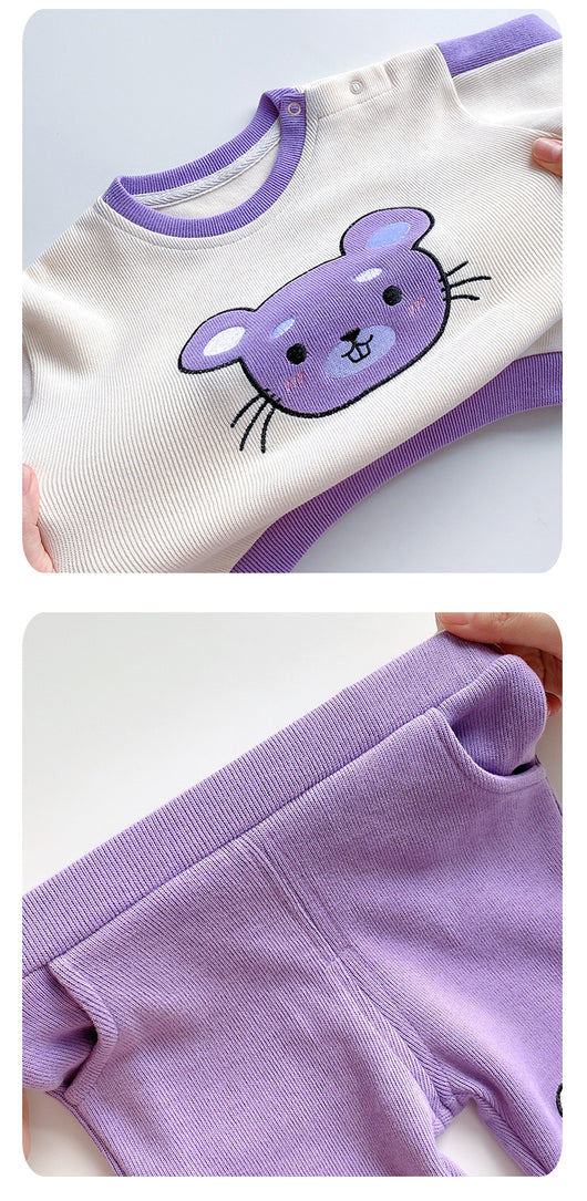 Conjunto Infantil Casual con Estampado de Dibujos Animados - Image 17