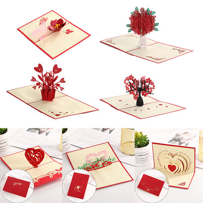 Tarjeta de Felicitación 3D Árbol del Amor para San Valentín - Image 10