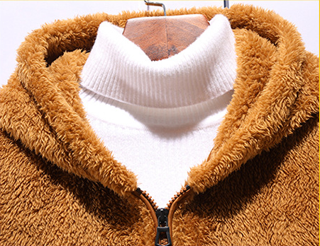Chaqueta Deportiva con Capucha de Forro Polar para Hombre - Diseño Texturizado - Image 11