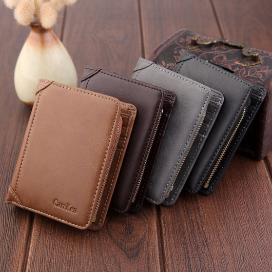 Cartera Corta Hombre Retro Mate Portacédulas - Image 7