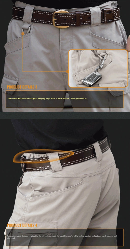 Pantalones Tácticos Transpirables de Secado Rápido con Bolsillos - Image 23
