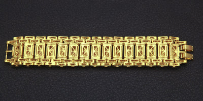 Pulsera de Eslabones con Diamantes Hip-hop Urbano para Hombre - Image 13