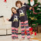 Pijama Navideño Familiar Reno Cartoon - Conjunto Padre e Hijo
