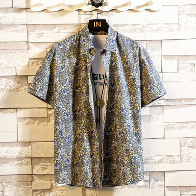 Camisa Casual Floral para Hombre - Image 10