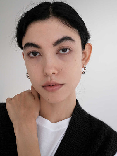 Aretes de Cáñamo Tejido Grueso con Textura Desgastada y Retención de Color - Image 4