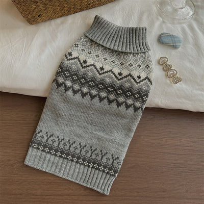 Suéter Fair Isle para Perro Pequeño - Abrigo Teddy Otoño Invierno - Image 6