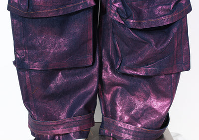 Jeans Casuales Morados con Efecto Bronceado para Mujer - Image 7