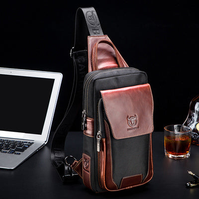 Bolsa Mensajera de Cuero Genuino para Hombre - Estilo Casual con Bandolera Única - Image 14