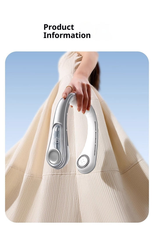 Ventilador Portátil Recargable USB para Cuello - Diseño Ergonómico Manos Libres - Image 16