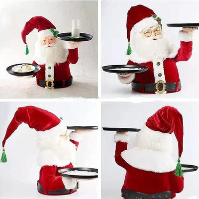 Soporte Decorativo Navideño Muñeco de Nieve para Aperitivos - Image 5