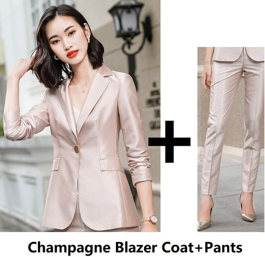 Traje Ejecutivo de Acetato para Mujer - Elegancia Profesional - Image 5
