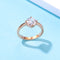 Anillo de Plata para Mujer con Acero Titanio, Circonia y Diamante Incrustados