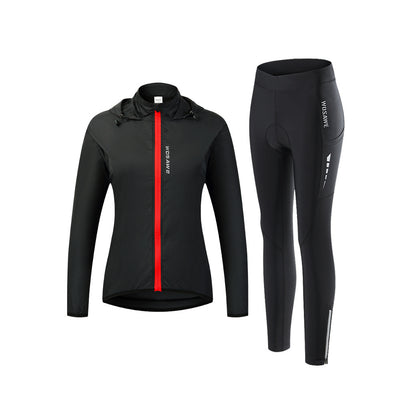 Conjunto Deportivo para Ciclismo de Montaña - Chaqueta y Pantalón Ajustado de Manga Larga - Image 12