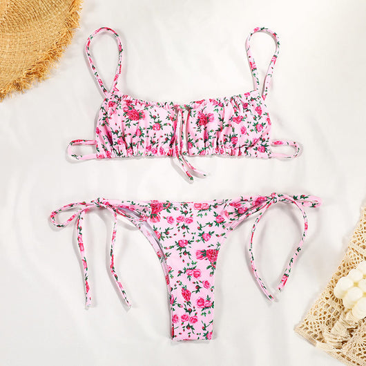 Bikini Estampado con Tirantes Ajustables para Mujer - Image 6