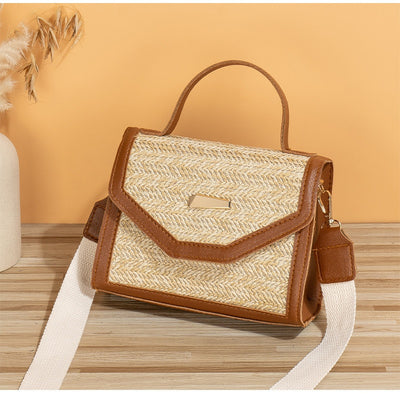 Bolsa Crossbody Cuadrada Pequeña con Lentejuelas Tejidas - Image 27