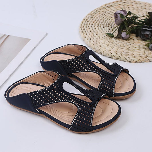 Sandalias Planas Caladas para Mujer - Diseño Hueco Perforado Verano - Image 9