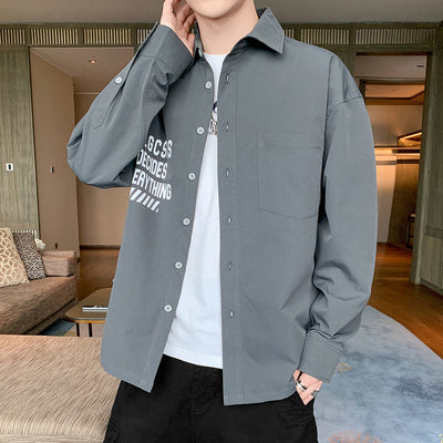 Camisa Casual de Manga Larga Mutuyu para Hombre - Image 10