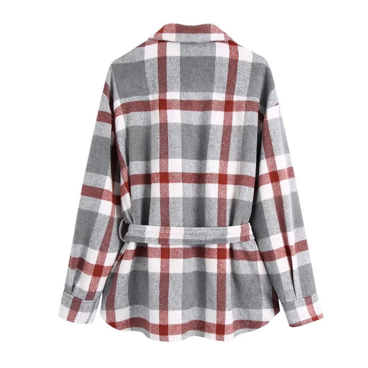 Camisa de Cuadros Lana Premium Estilo Casual Urbano - Image 2