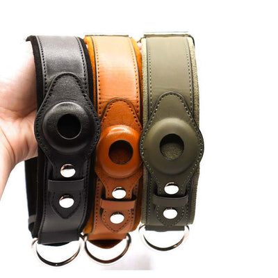 Collar de Cuero Premium con Rastreador GPS para Mascotas - Image 3