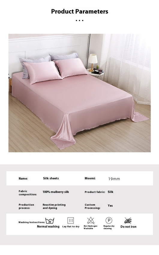 Sábanas de Seda 100% Pura - Diseño Minimalista Moderno para Verano - Image 12