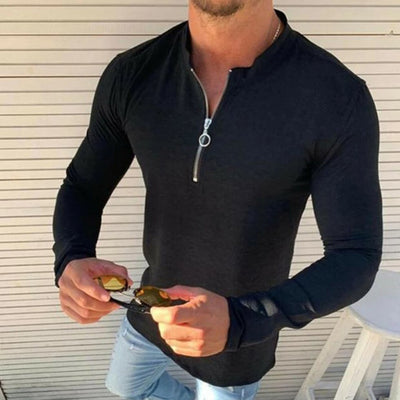 Playera de Manga Larga con Cierre para Hombre - Image 11