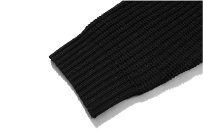 Suéter Holgado para Hombre con Detalles de Costura y Borlas - Image 12