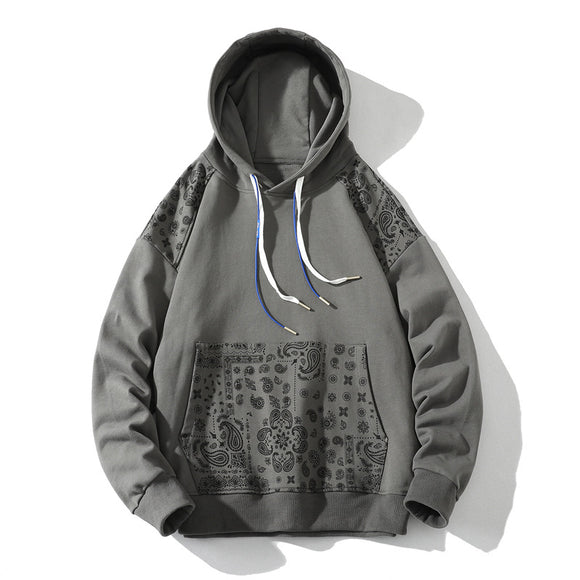 Sudadera Japonesa Holgada con Capucha para Hombre