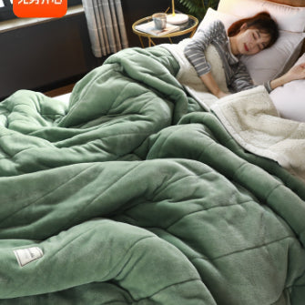 Manta Térmica Siesta Confort - Edredón de Tres Capas con Forro de Lana y Coral Fleece - Image 7