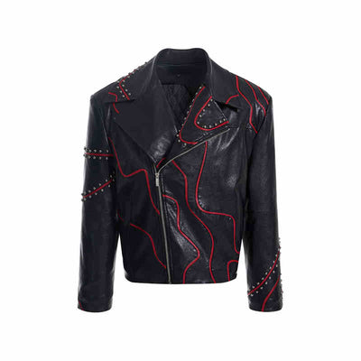 Pantalones Casuales Motociclista Punk Otoño Invierno para Hombre - Image 3