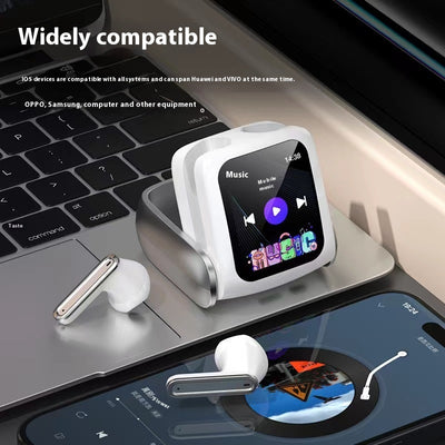 Auriculares Bluetooth Inteligentes con Pantalla Táctil y Cancelación de Ruido