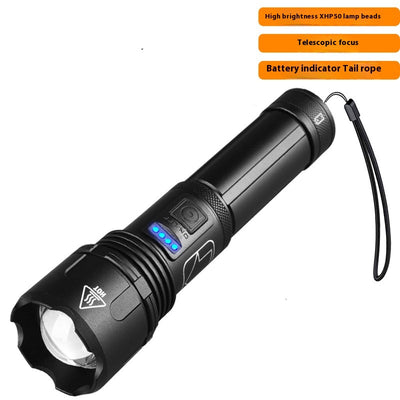 Linterna LED Recargable de Alto Rendimiento con Enfoque Ajustable para Exteriores - Image 10