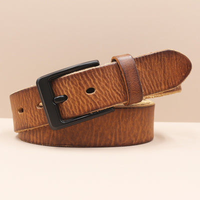 Cinturón de Cuero Premium Estilo Coreano con Hebilla de Perno para Hombre - Image 24