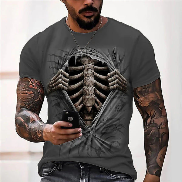 Playera Infantil de Verano con Impresión 3D - Diseño Moderno para Niños