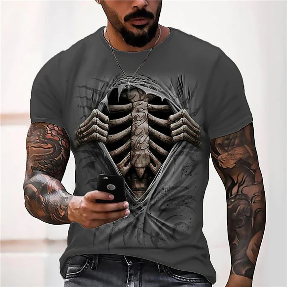 Playera Infantil de Verano con Impresión 3D - Diseño Moderno para Niños