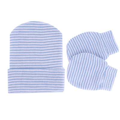 Set de Gorro Tejido y Manoplas Antiarañazos para Recién Nacido - Image 19