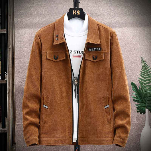 Chaqueta Estilo Hong Kong para Hombre - Diseño Funcional Otoño - Image 5