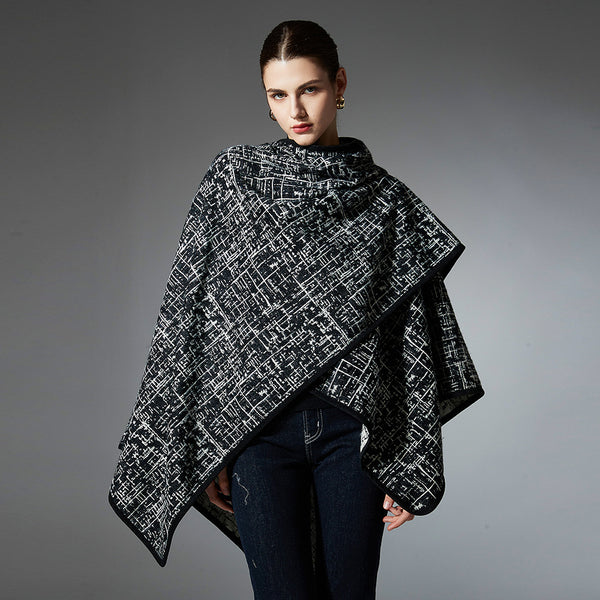 Chal de Jacquard Plush Premium con Hebilla