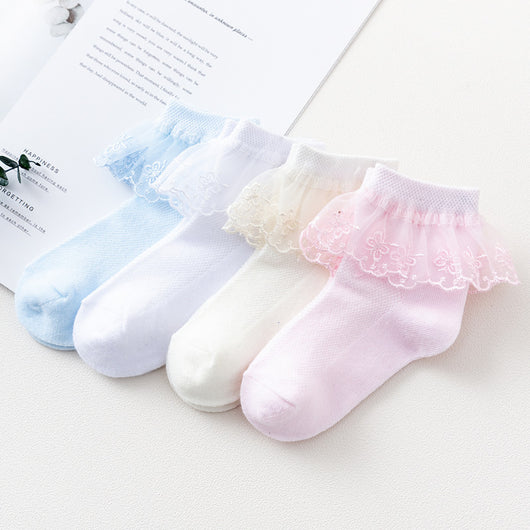 Calcetines Finos de Malla para Bebé Niña - Verano - Image 23