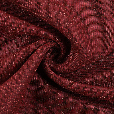 Vestido Largo Ajustado Brillante con Escote en V - Image 25